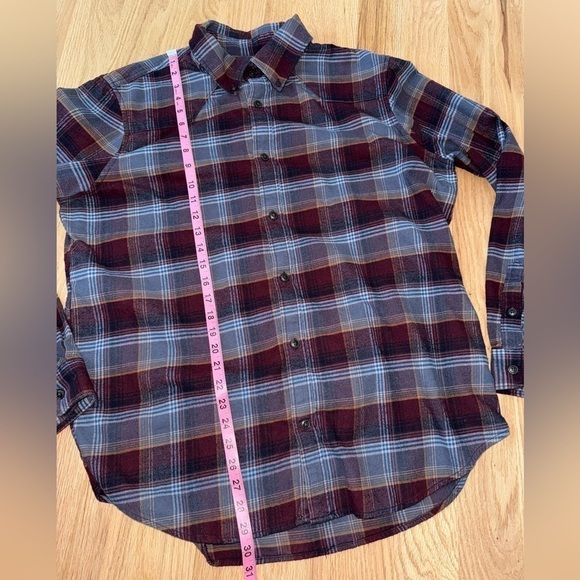 100% Organic Cotton Western Flannel Shirt Men’s Size Large - Picture 5 of 6